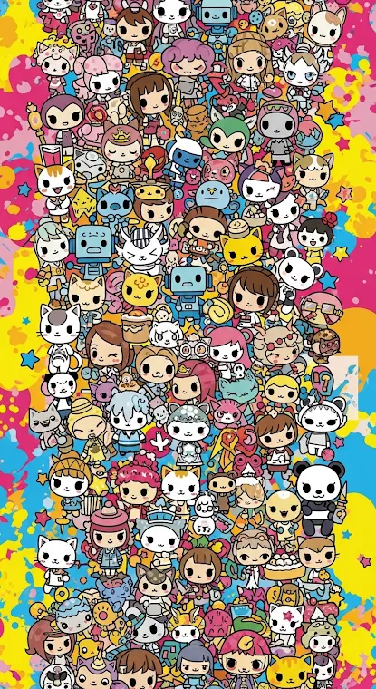 Tokidoki Character Stickerbomb
