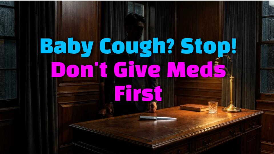 Baby Cough? Stop! Dont Give Meds First