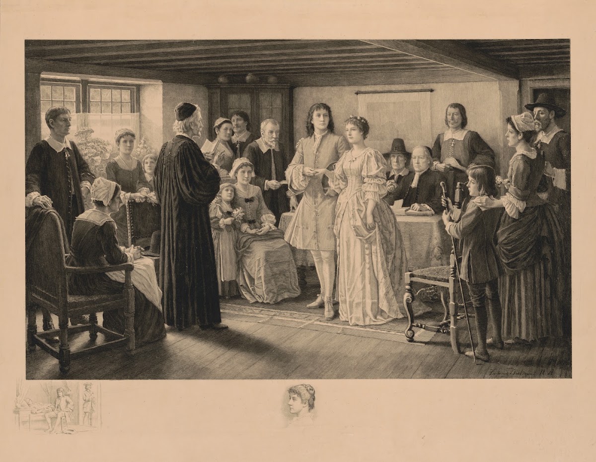 A colonial wedding the marriage of Dr Francis Le Baron and Mary Wilder Plymouth