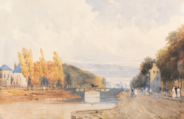 Brussels from the Paris Road 1831