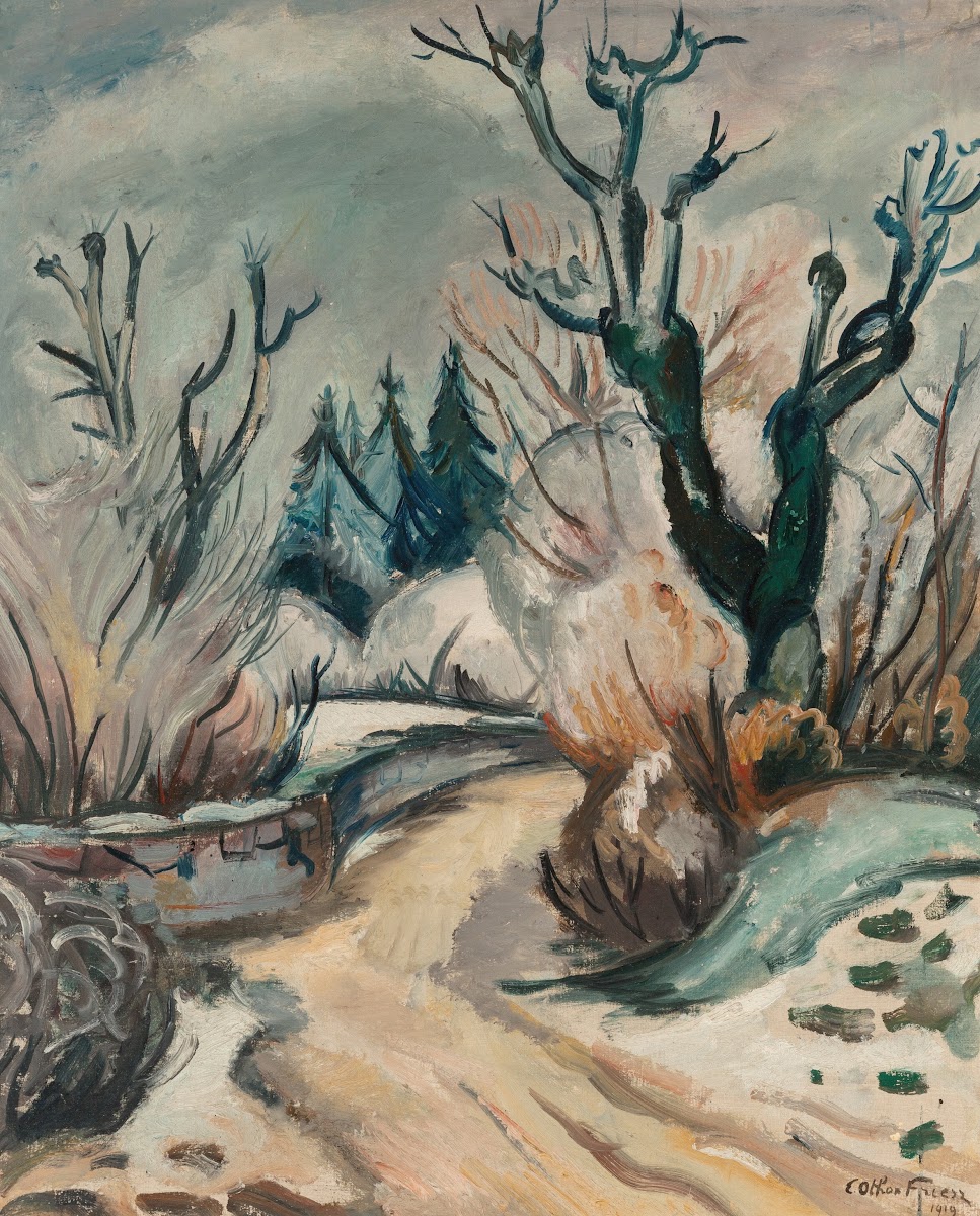 Paysage sous la neige 1919