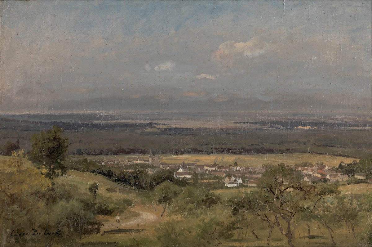 Landscape near Gasny Normandy 19th century