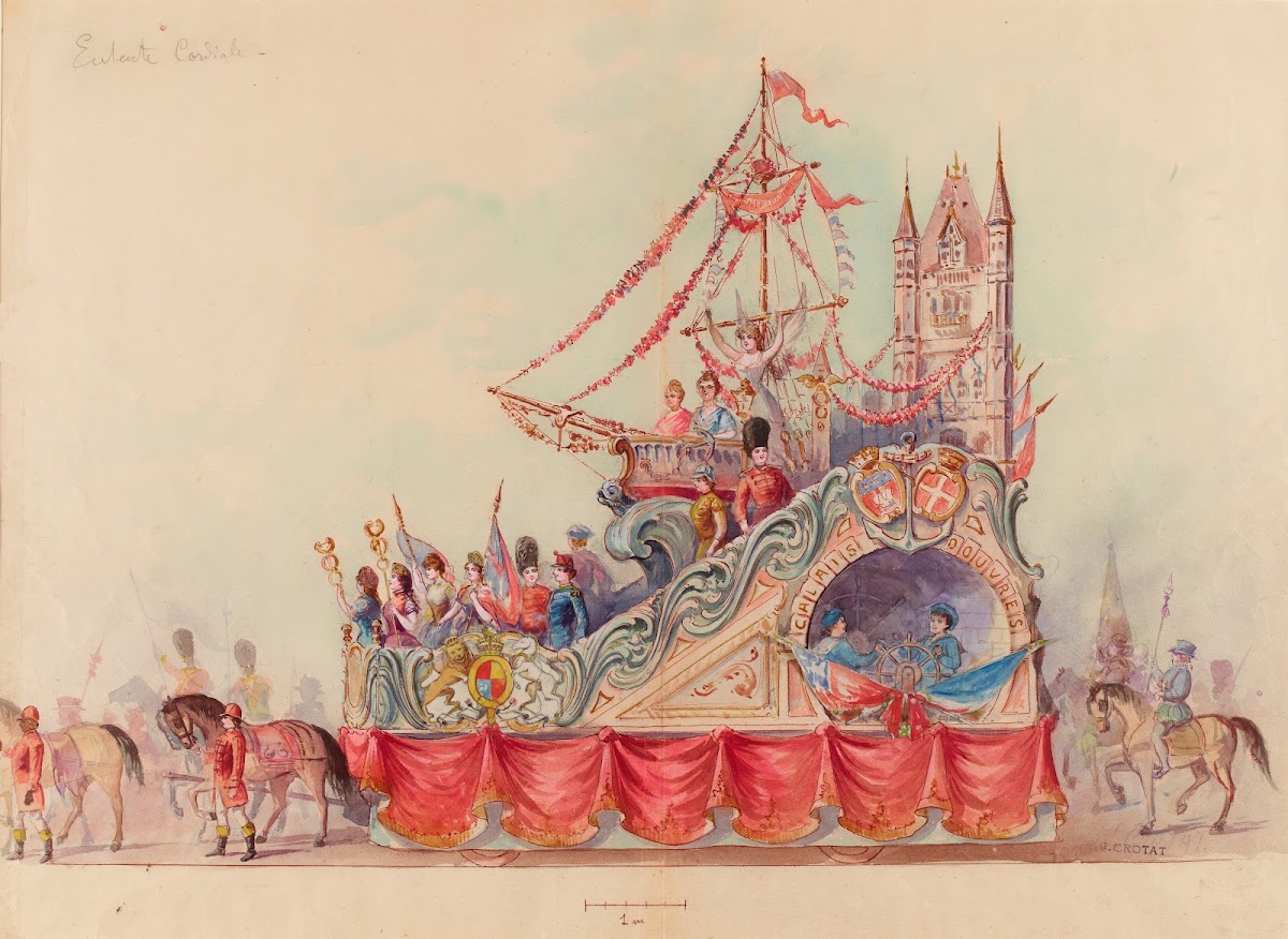 Char de lentente Cordiale  Calais  Douvres 1909