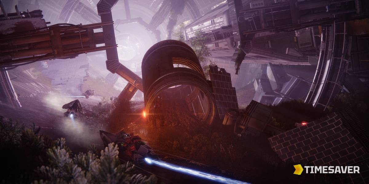 The Grasp of Avarice dungeon interior in Destiny 2's Cosmodrome, the standard spot to farm Sun Blast kills for the Sunshot catalyst