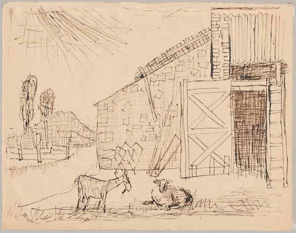 Kozy na podwórku 1932