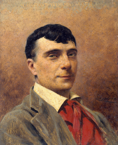Portrait de Gustave Worms 1836 1910 sociétaire de la Comédie Française 1885