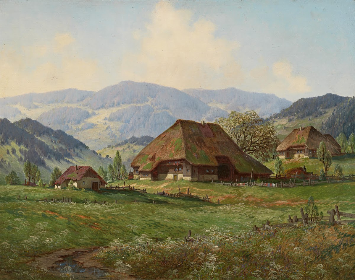 Sommer im Schwarzwald bei Wiesental 1937