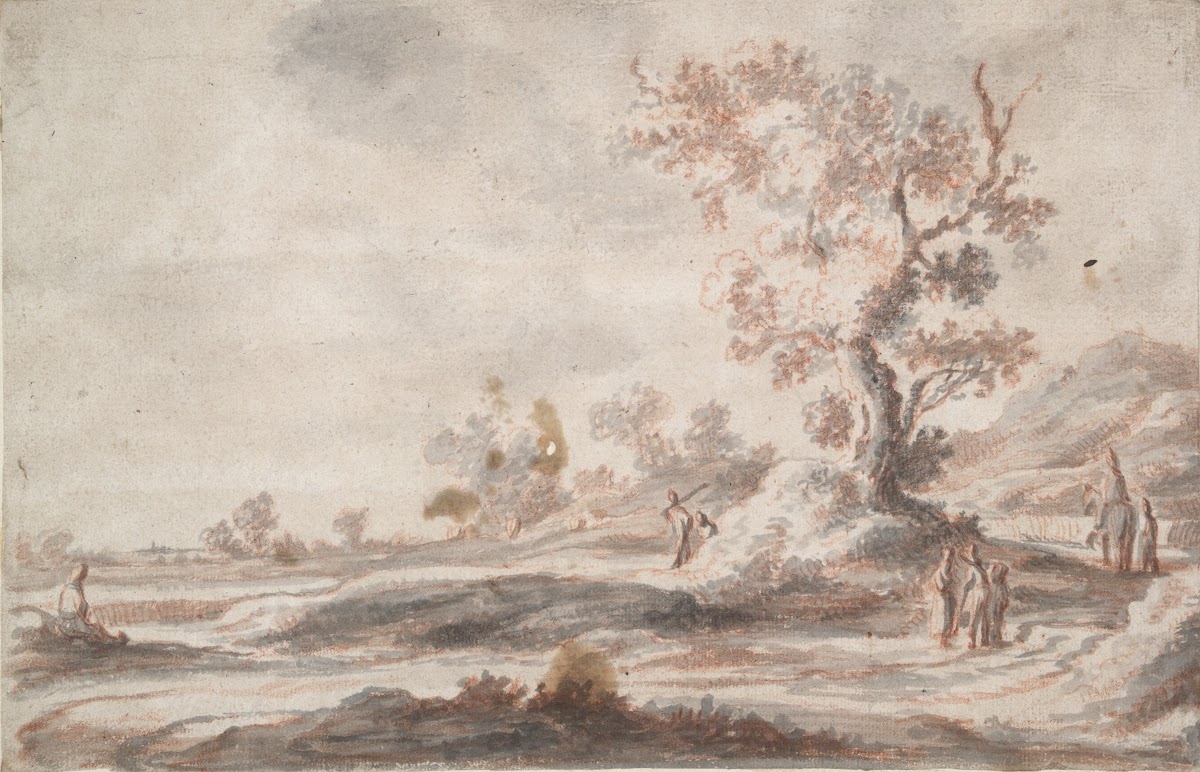 Landscape with Old Tree andFigures