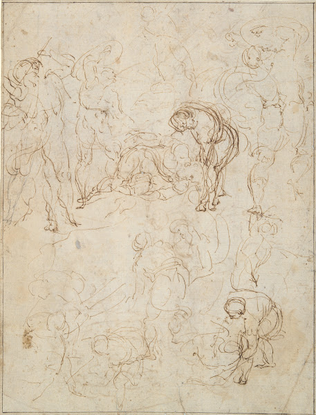 Studies for a Conversion of Saul and anEntombment ca155051