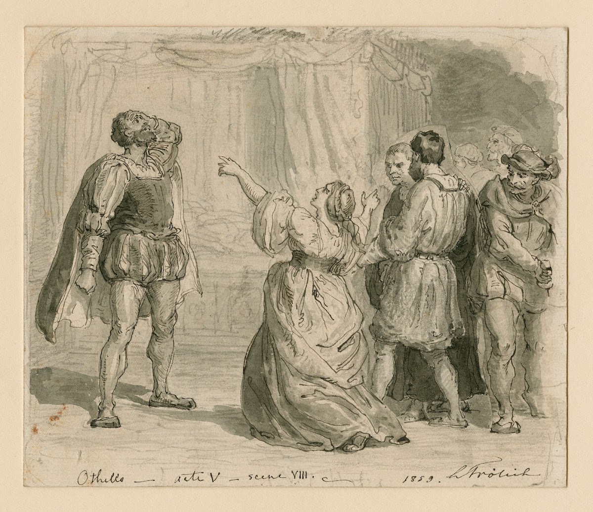 Othello and Desdemona 1860