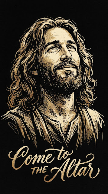 Nostalgic Christian Ink Sketch Portrait of Jesus Christ - Free mobile Wallpaper