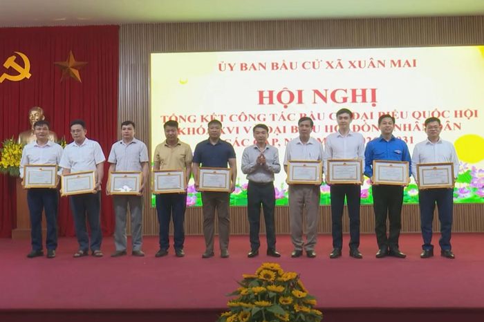 Xã Xuân Mai tổng kết công tác bầu cử - Đài Phát thanh và truyền hình Hà Nội