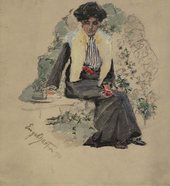 Sitting woman 1910