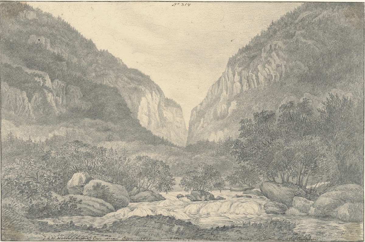 Valley of the Saltina near Brieg at Entrance of the Simplon 1821