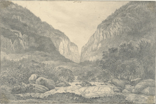 Valley of the Saltina near Brieg at Entrance of the Simplon 1821