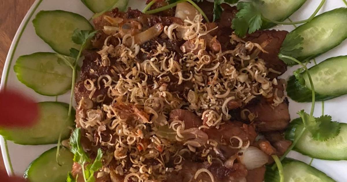 Thịt heo rang sả ớt