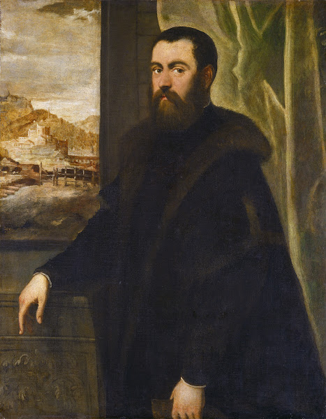 Portrait of a Man with a Landscape View 1552 1556