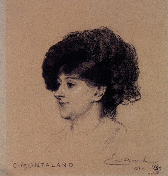 Portrait de Céline Montaland actrice du Palais Royal 1880
