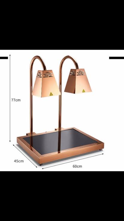 Luxury Food Heating Lamp Double