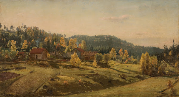 Høst ved Porsgrund 1889