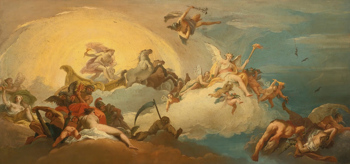 Aurora With Apollo Driving The Sun Chariot