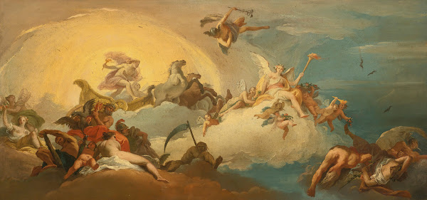 Aurora With Apollo Driving The Sun Chariot