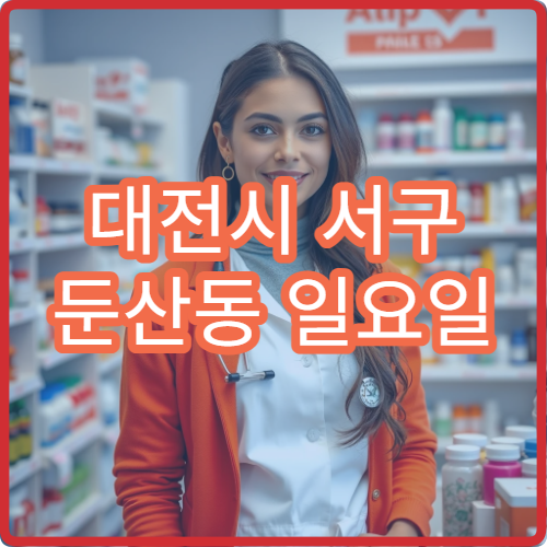 대전시 서구 둔산동 일요일 당번약국 당직약국 이용 안내