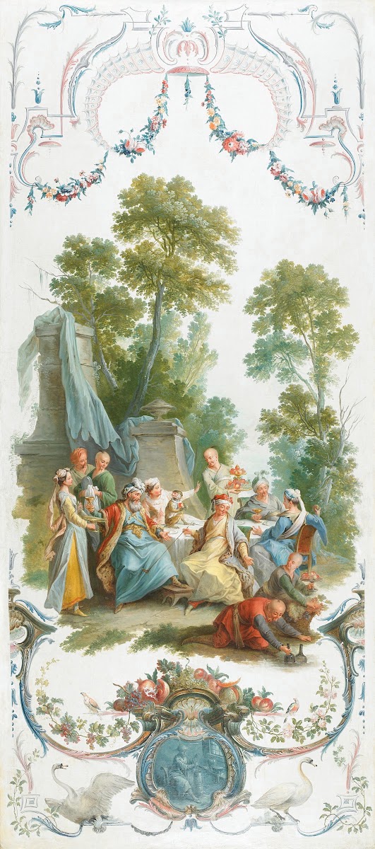 Le repas froid dans le parc The Picnic in the Park About 1750