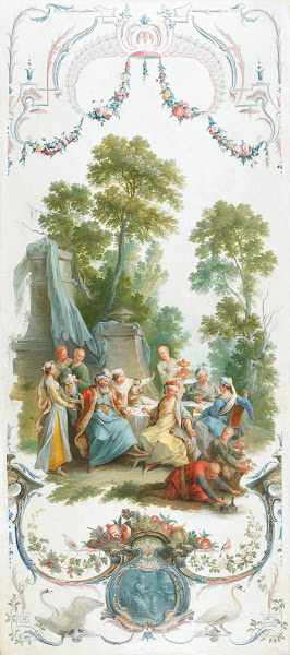 Le repas froid dans le parc The Picnic in the Park About 1750