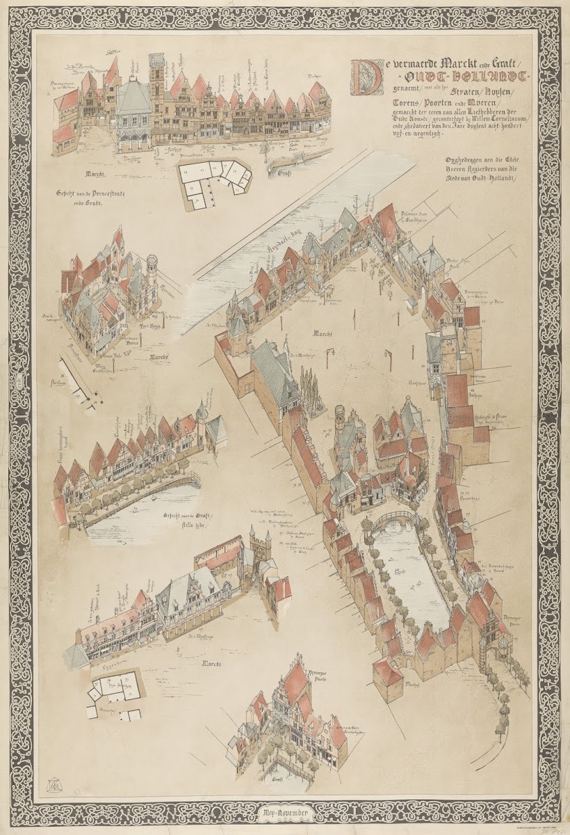 Plattegrond Van Oud Holland 1895