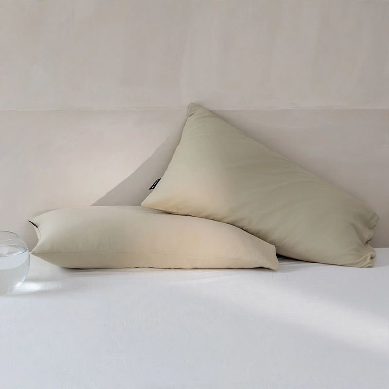 Cotton Pillowcases, 1 Pair, 48 x 74 cm