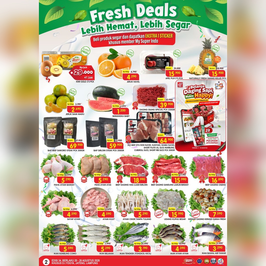 Katalog Super Hemat Yogya, Jateng, Lampung
