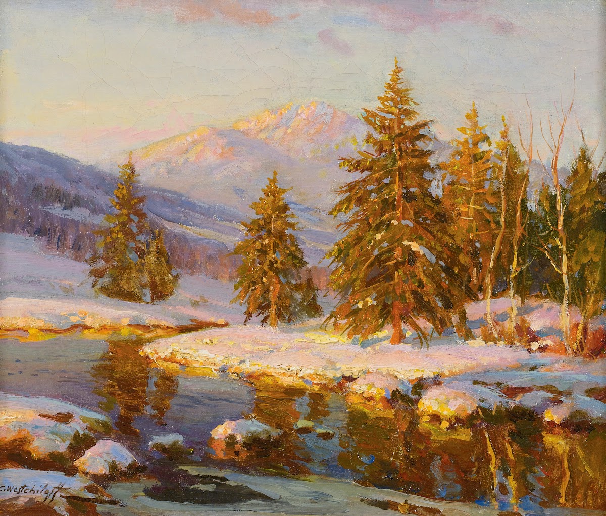 Winter Sunset 1938