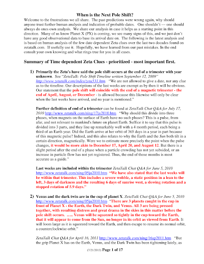 Update on PS Date Determination July 2013