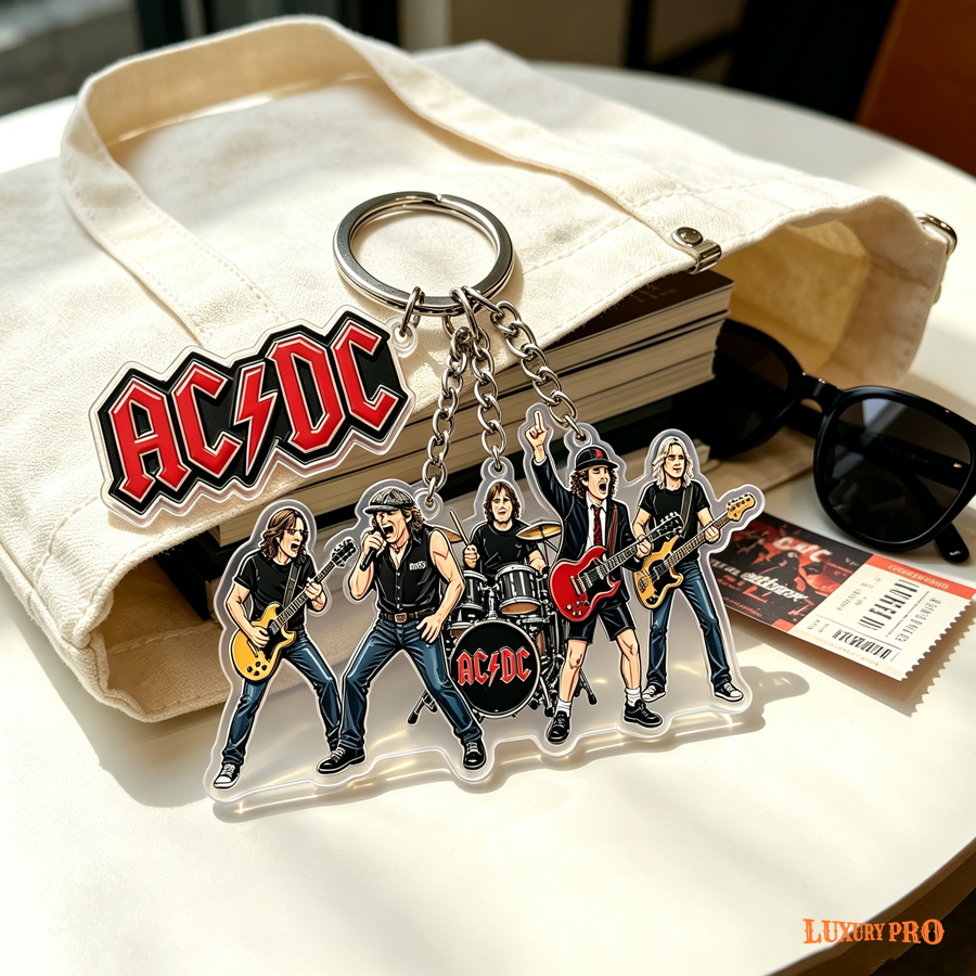 Multi-pendant Acrylic Keychain