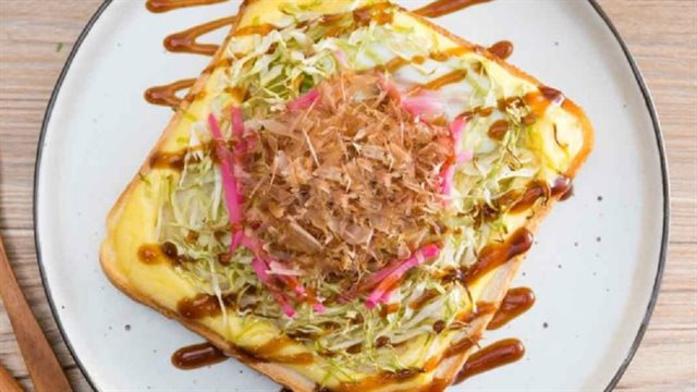 Bánh Mì Nướng Okonomiyaki