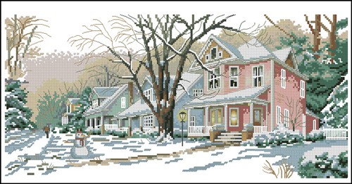 DIM13713 Winter On Main Street