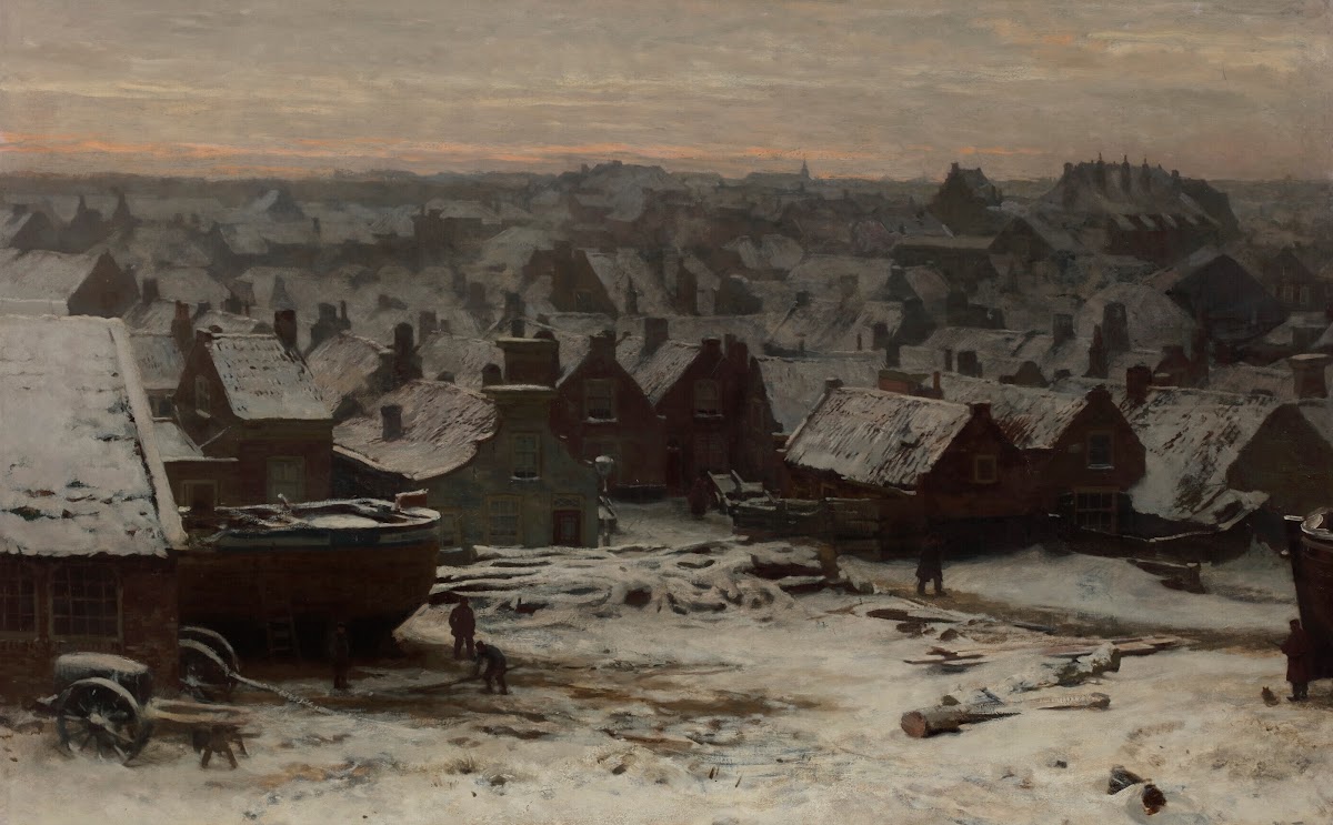 Scheveningen in winter 1891