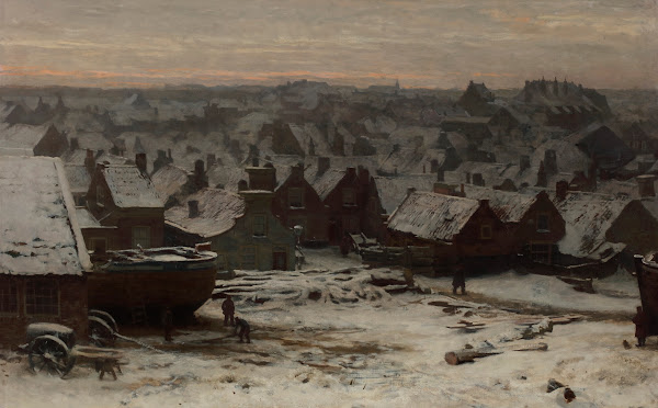 Scheveningen in winter 1891