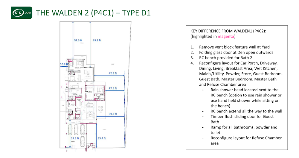 The Walden 2 (P4C1) floor plan