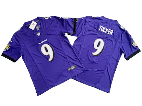 Baltimore Ravens 9# Justin Tucker Nike Vapor F.U.S.E. Limited Jersey.jpeg