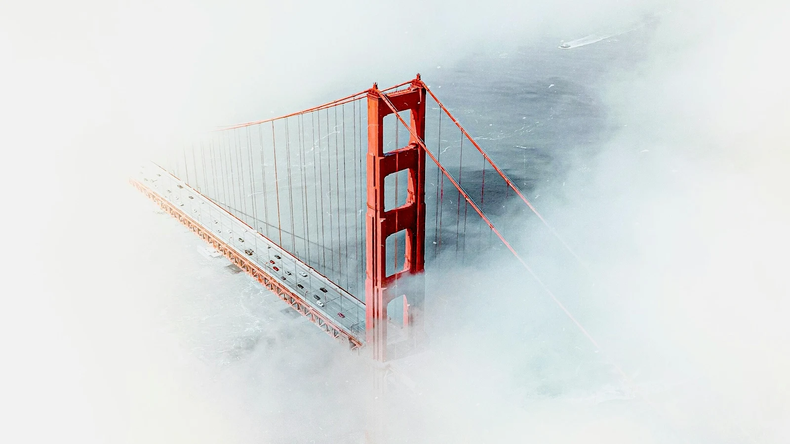 The Golden Gate Bridge - Aerial Photography 4K Wallpaper (4219x2371)