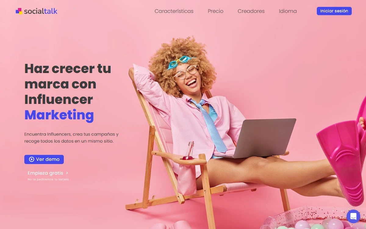 Captura de SocialTalk