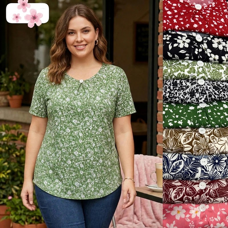 Blusa estampado floral · foto 4