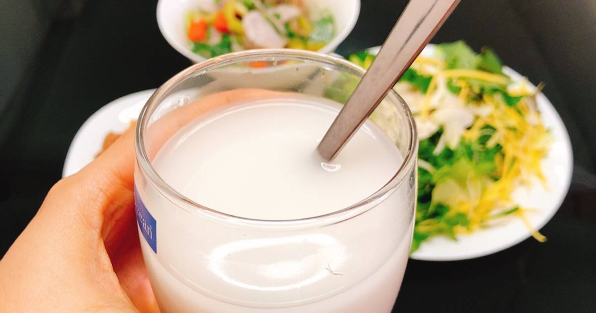 Nước bột sắn pha quất