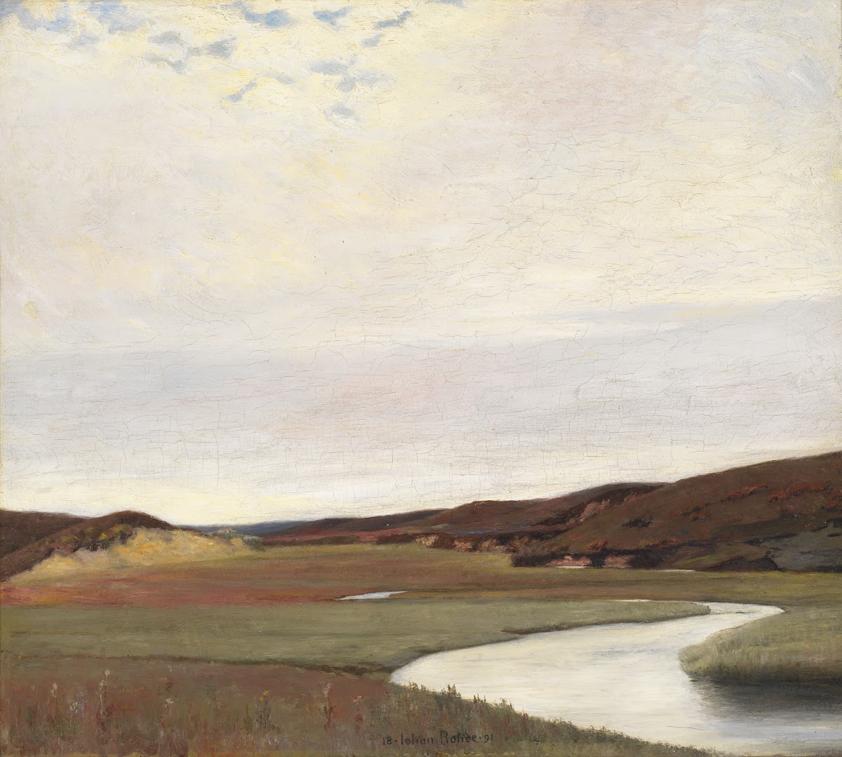 A Summers Day by the River Karup Jutland 1891