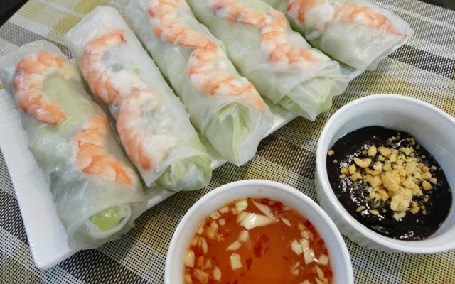 Gỏi Cuốn Nhân Tôm Thịt