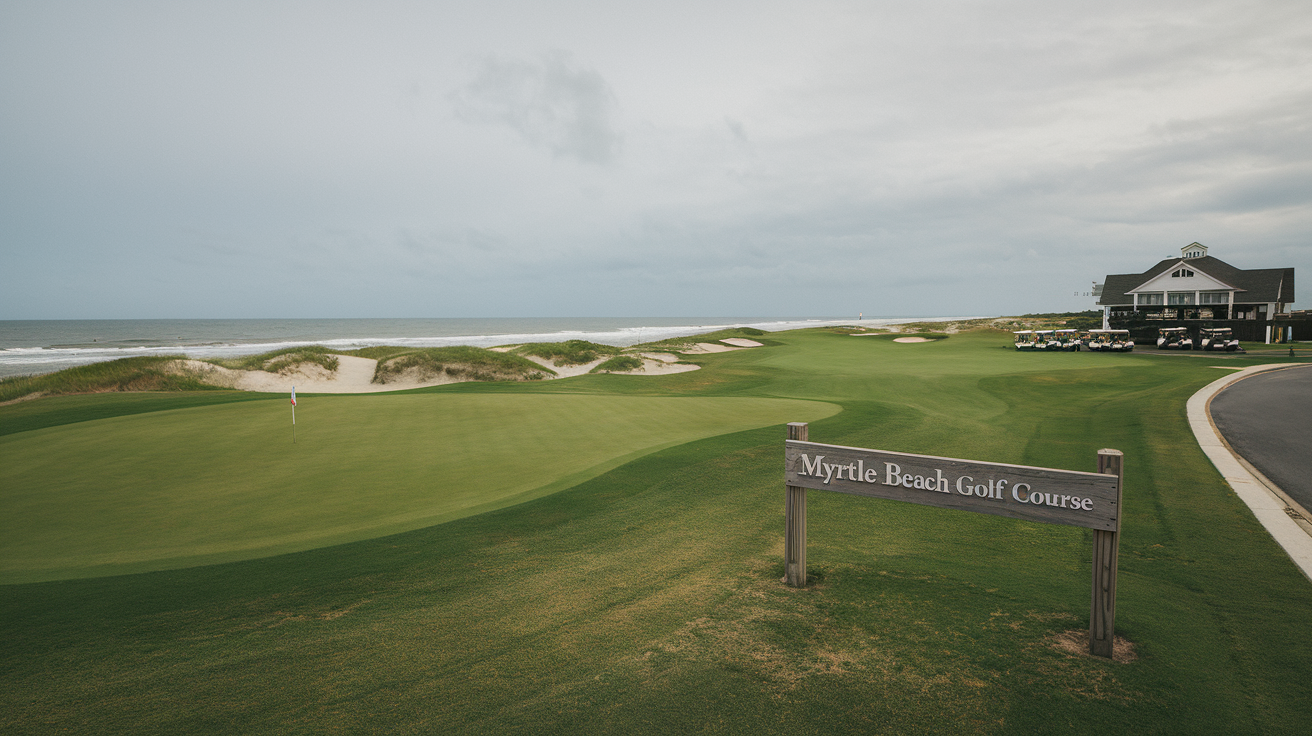 Distance from Myrtle Beach GolfCandy Yauchy to the Beach