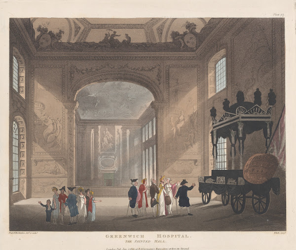 Greenwich Hospital The Painted Hall 1810