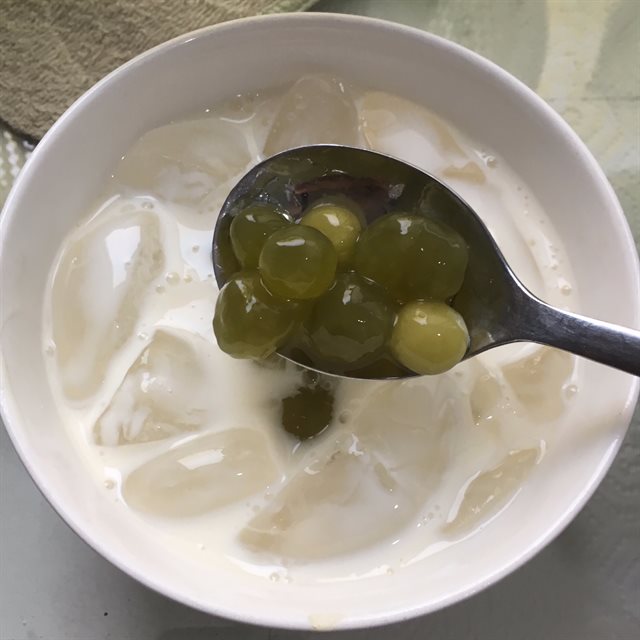 Sữa Chua Đá Trân Châu Trà Xanh